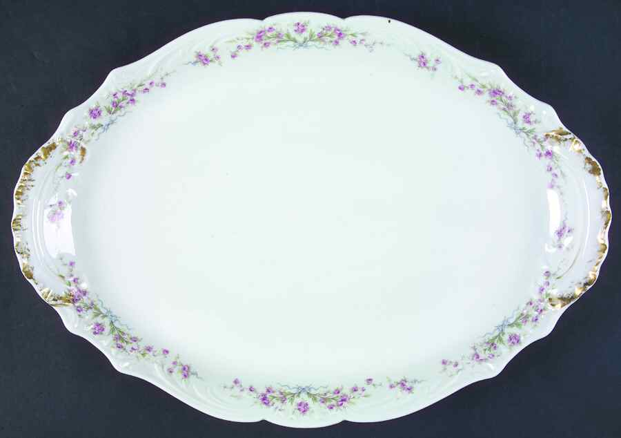 H3341 16" Oval Serving Platter by Haviland-1
