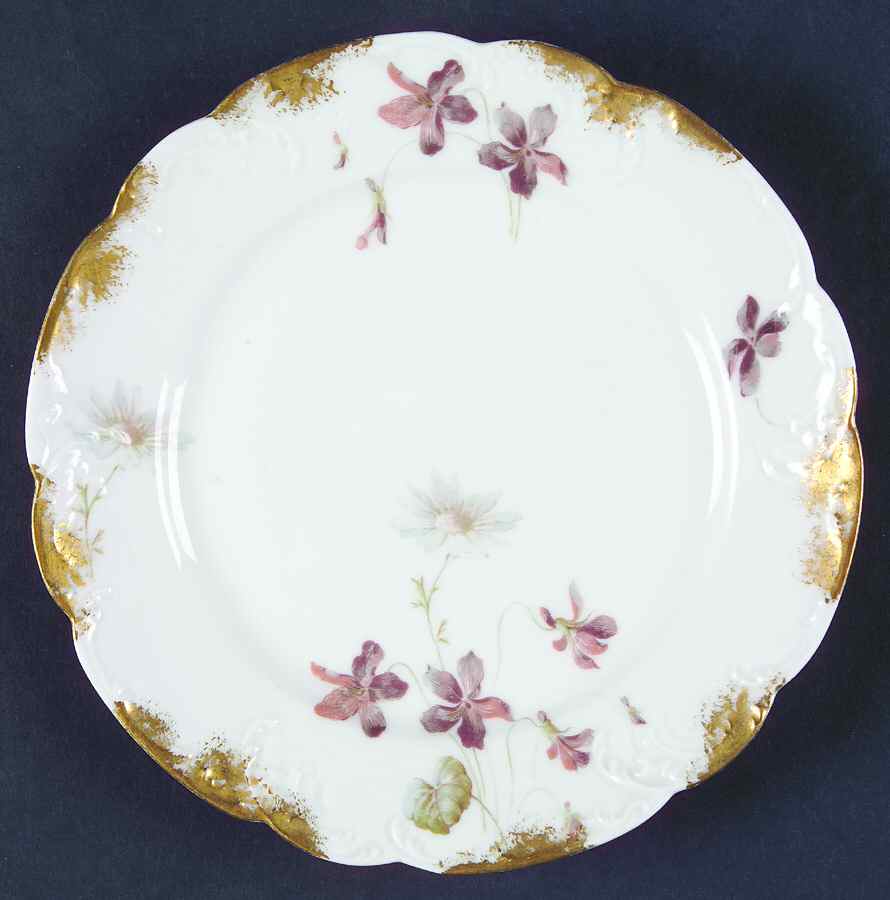 Schleiger 453-4 Bread & Butter Plate by Haviland-1