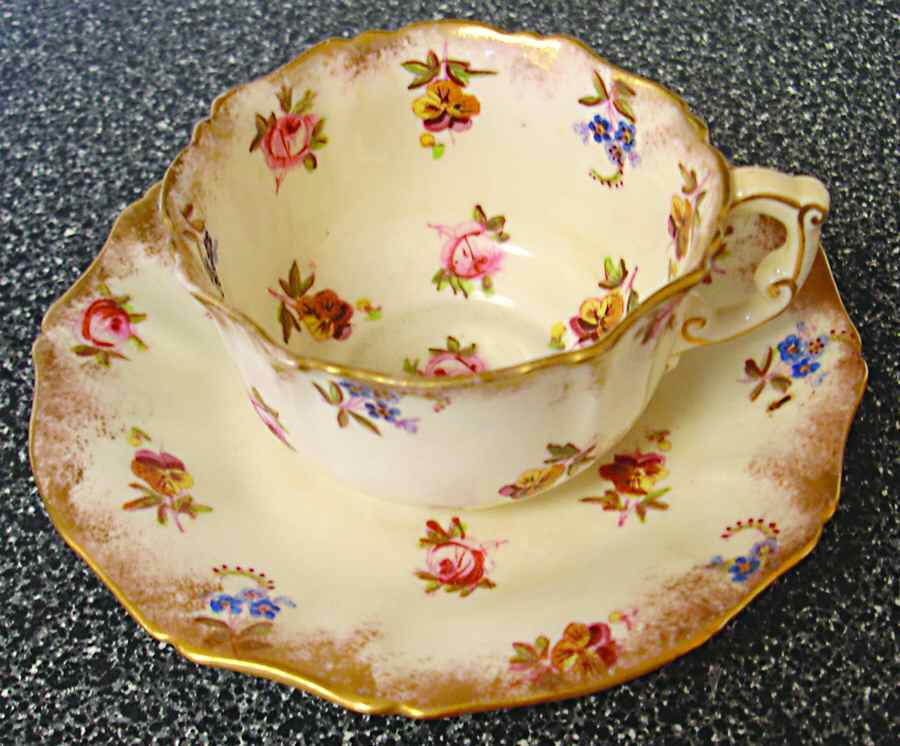 12481 Footed Cup & Saucer Set by Hammersley-1