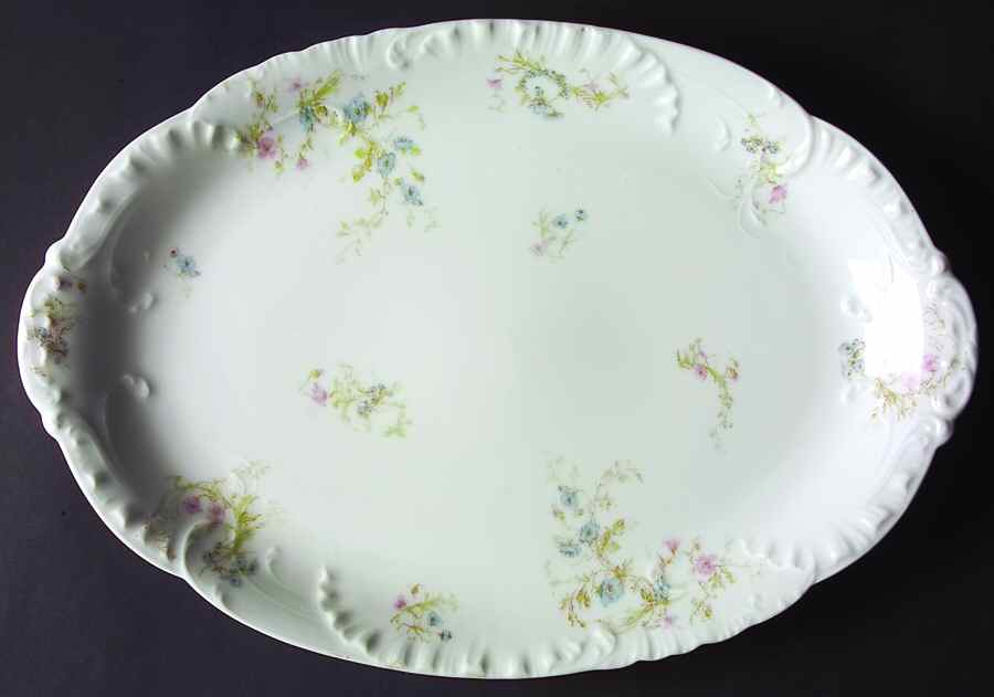 Schleiger 71-6 15" Oval Serving Platter by Haviland-1