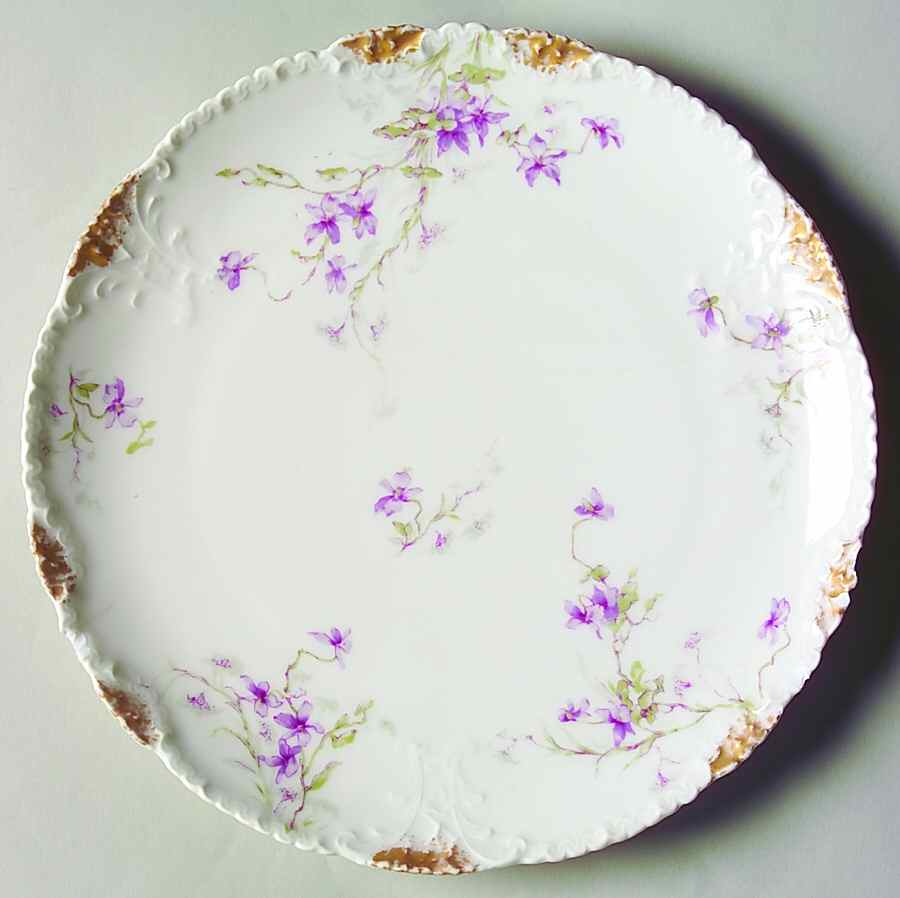 Schleiger 148-10 Coupe Luncheon Plate by Haviland-1