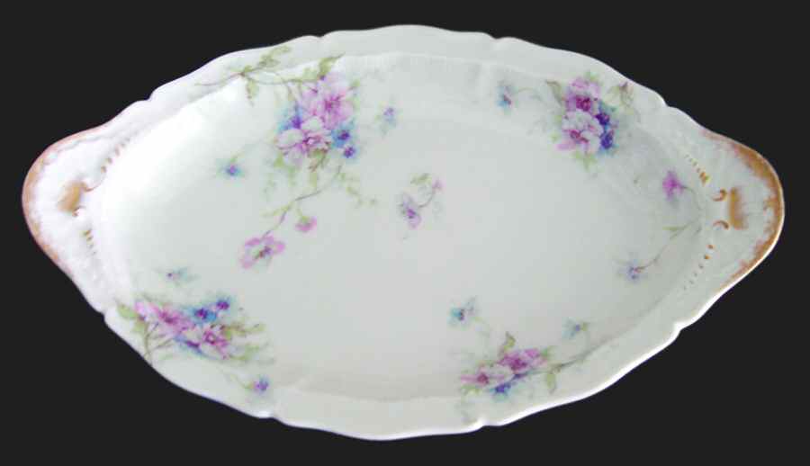 Schleiger 156-8 11" Oval Serving Platter by Haviland-1