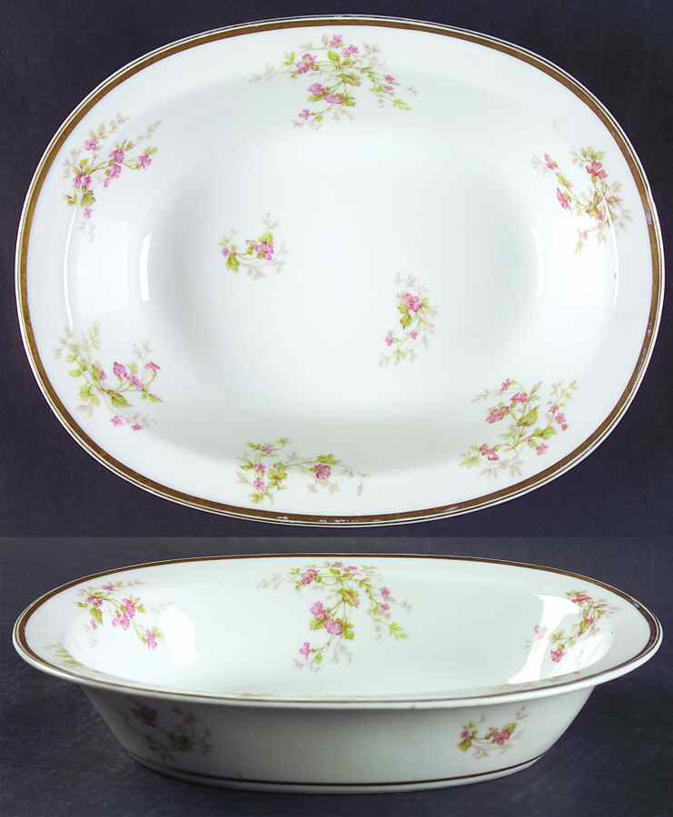 Schleiger 904-1 10" Oval Vegetable Bowl by Haviland-1