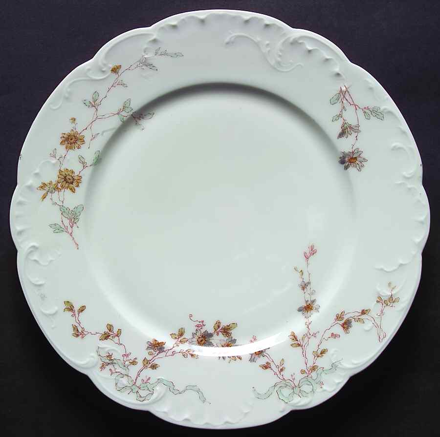 Schleiger 672-5 Dinner Plate by Haviland-1