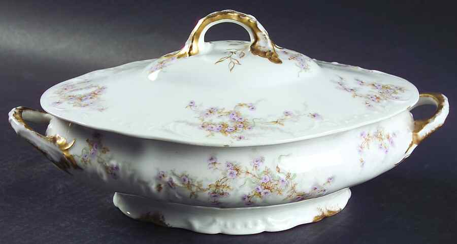 Schleiger 342-10 Oval Covered Vegetable by Haviland-1