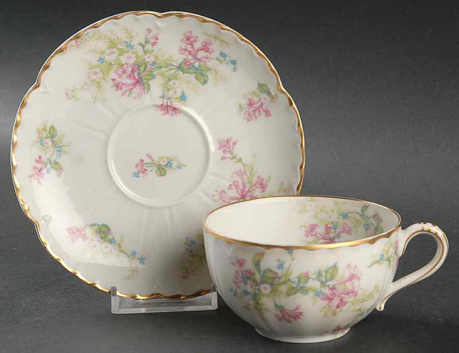 Schleiger 900-2 Flat Cup & Saucer Set by Haviland-1