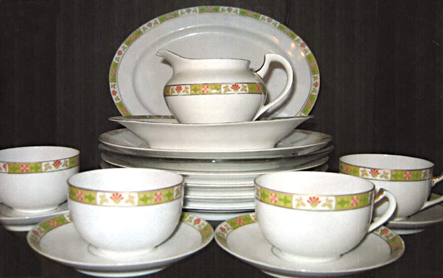 HC954 Flat Cup & Saucer Set by Heinrich - H&C-1
