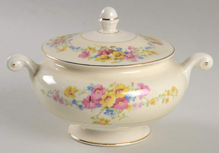 HLC2526 Sugar Bowl & Lid by Homer Laughlin -1