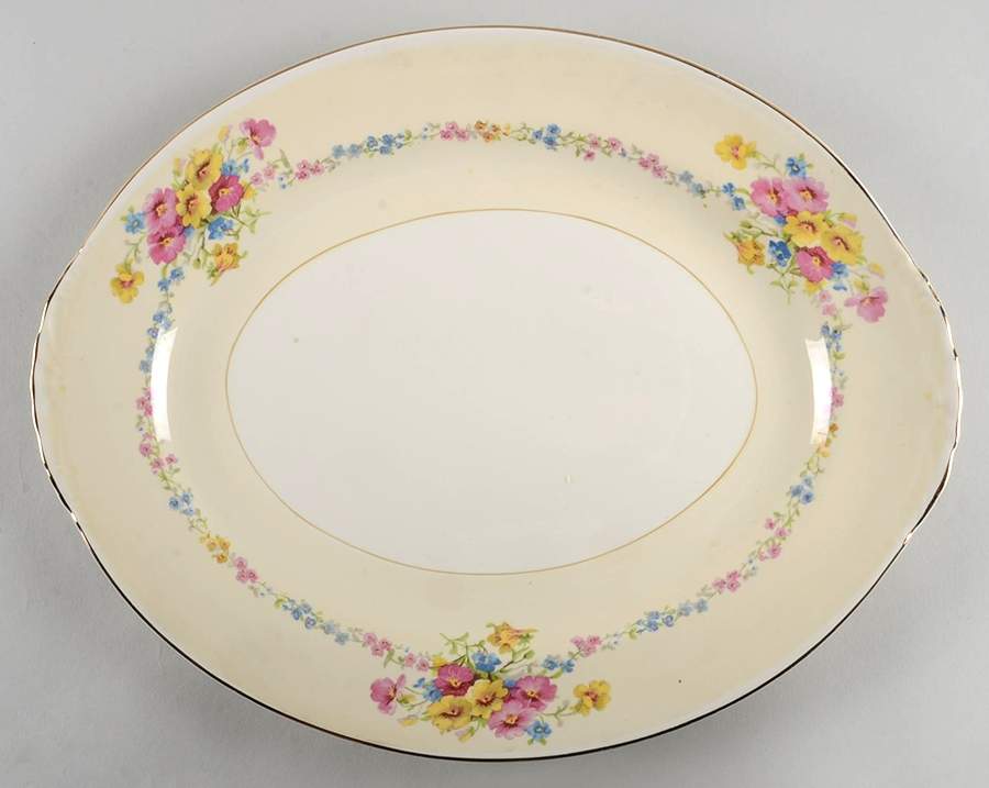 HLC2526 13" Oval Serving Platter by Homer Laughlin -1