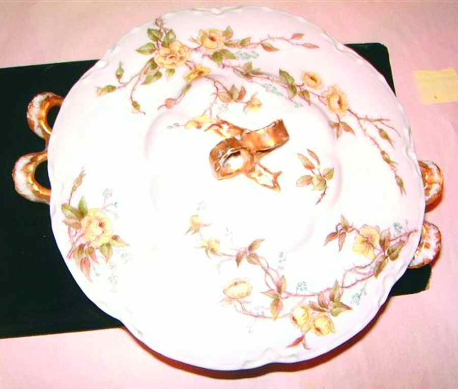 Schleiger 266-4 Lid for Round Vegetable by Haviland-1