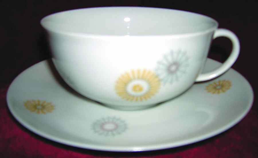 Spindrift Flat Cup & Saucer Set by Holiday-1