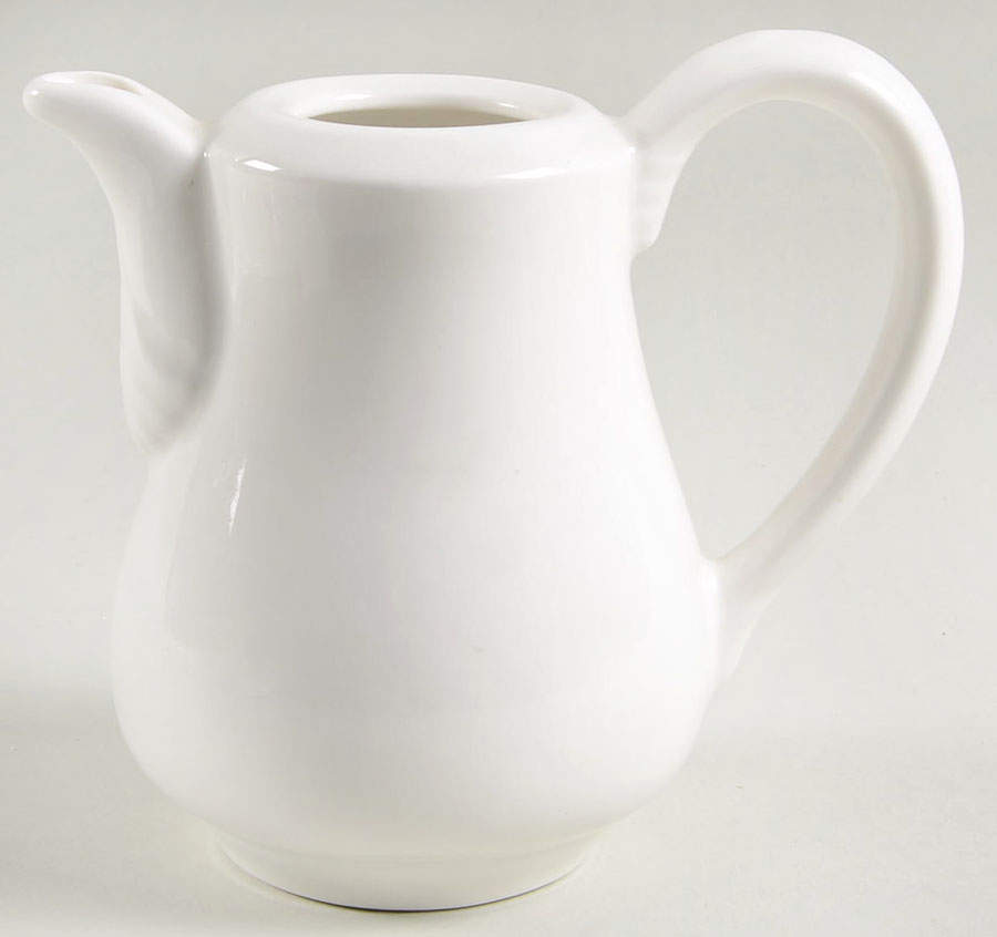 Pristine (Ameriwhite) Mini Coffee Pot No Lid by Homer Laughlin -1