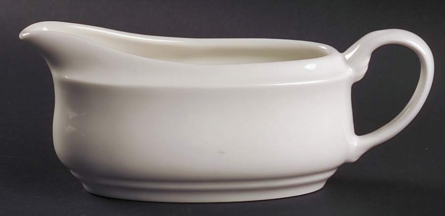 Pristine (Ameriwhite) Gravy Boat by Homer Laughlin -1