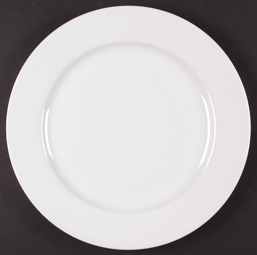 Pristine (Ameriwhite) 12" Chop Plate (Round Platter) by Homer Laughlin -1