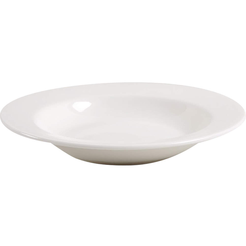 Pristine (Ameriwhite) Rim Soup Bowl by Homer Laughlin -1