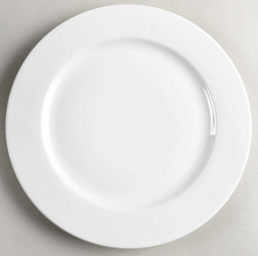 Giza (Ameriwhite) 12" Chop Plate (Round Platter) by Homer Laughlin -1