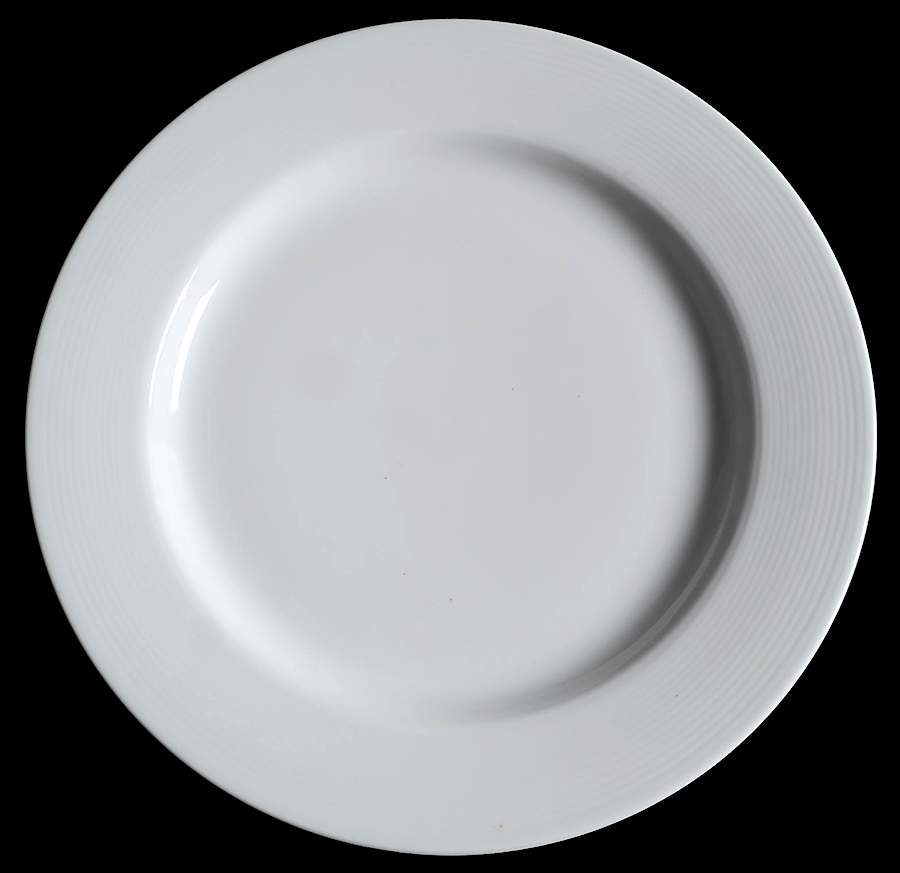 Sahara (Ameriwhite) Dinner Plate by Homer Laughlin -1