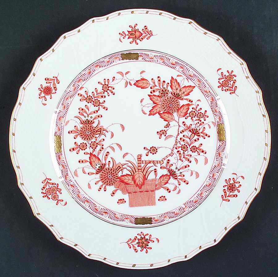 Indian Basket Rust (FH) Dinner Plate by Herend-1