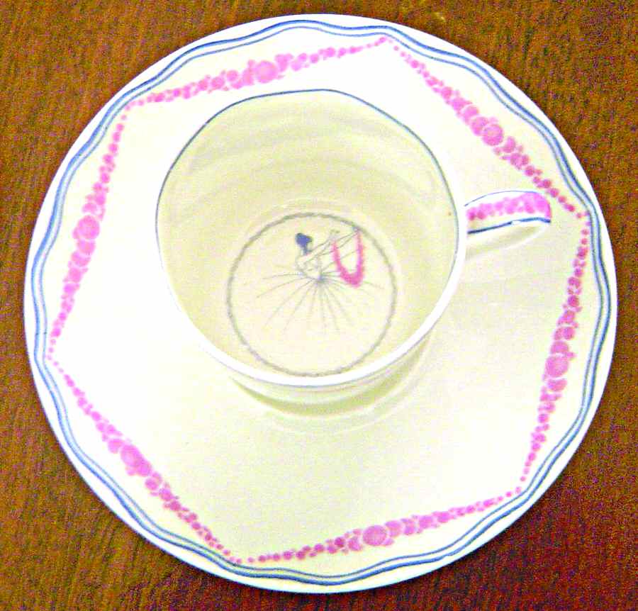 H3404 Flat Cup & Saucer Set by Haviland-1