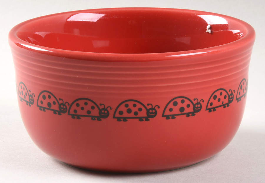 Fiesta Ladybug Gusto Bowl by Homer Laughlin -1