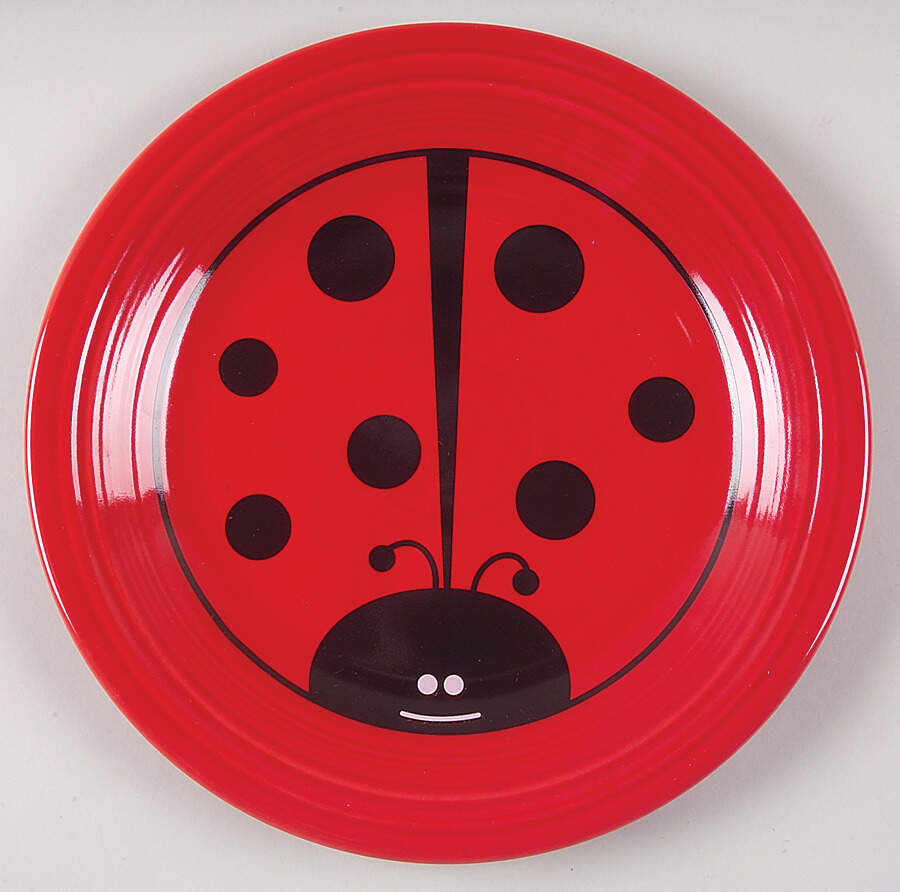 Fiesta Ladybug Dinner Plate by Homer Laughlin -1