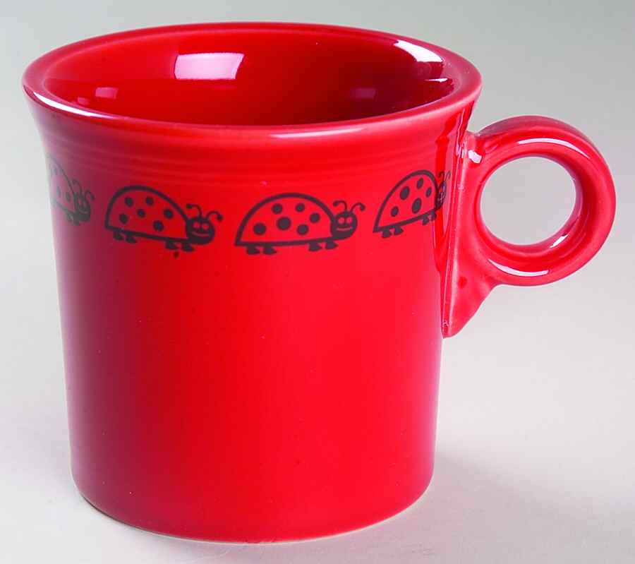 Fiesta Ladybug Mug by Homer Laughlin -1