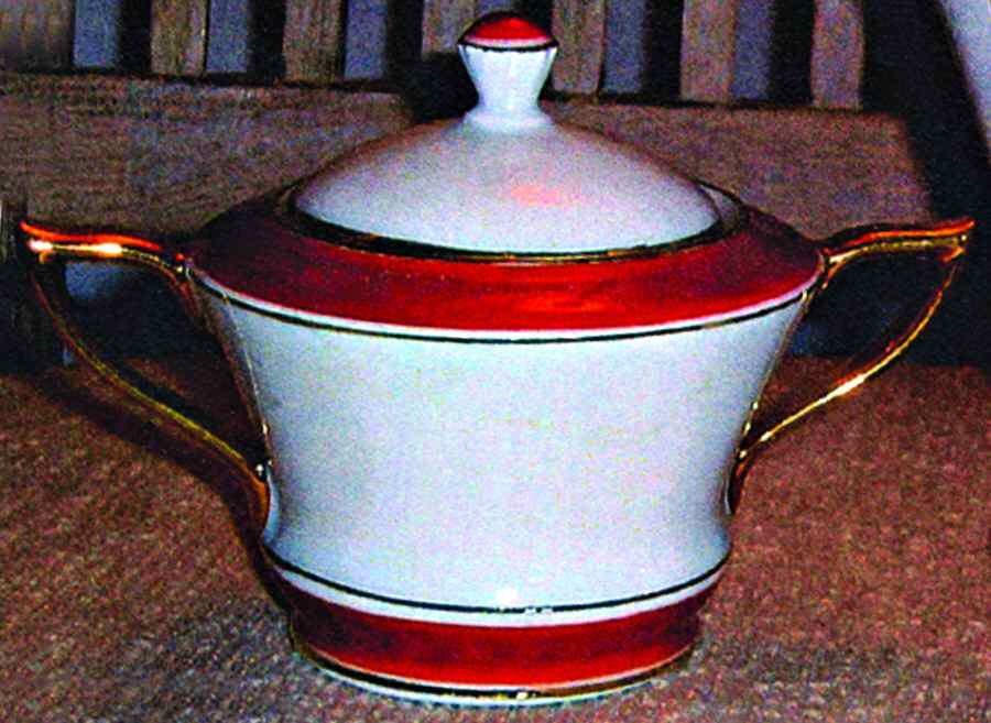 1193 Sugar Bowl & Lid by Hackefors-1