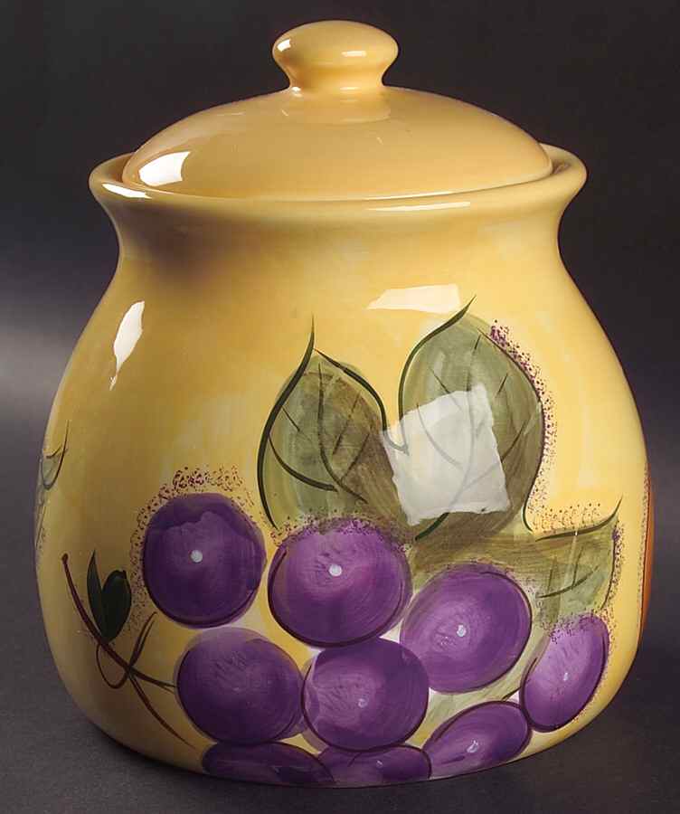 Verdona Large Canister & Lid by Home Trends-1