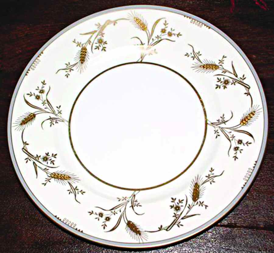 Golden Wheat Dinner Plate by Harvan-1