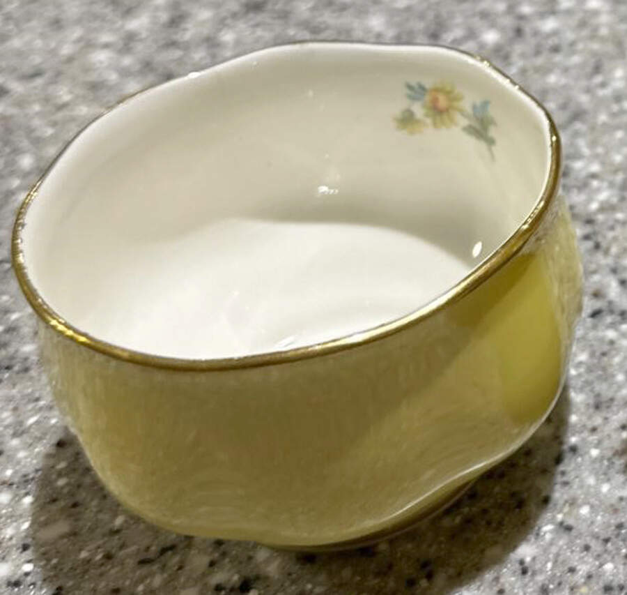 Buttercup No 2 Coffee Set (Scallop) Open Sugar Bowl by Hall-1