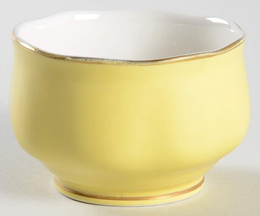 Buttercup No 2 Coffee Set (Scallop) Open Sugar Bowl by Hall-1