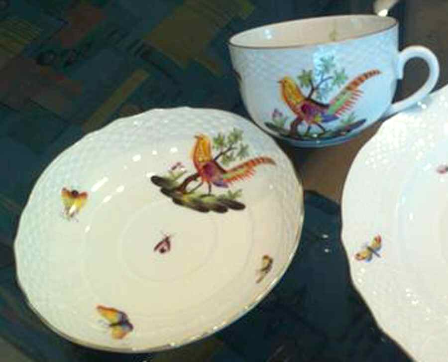 FS Flat Cup & Saucer Set by Herend-1