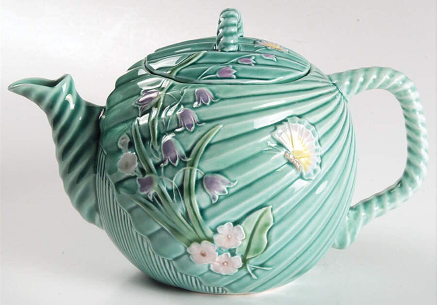 Lily of the Valley Teapot & Lid by Haldon-1