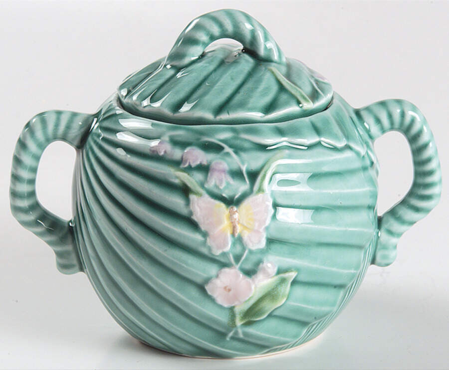 Lily of the Valley Sugar Bowl & Lid by Haldon-1
