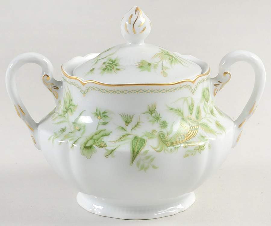 A La Corne Sugar Bowl & Lid by Haviland-1