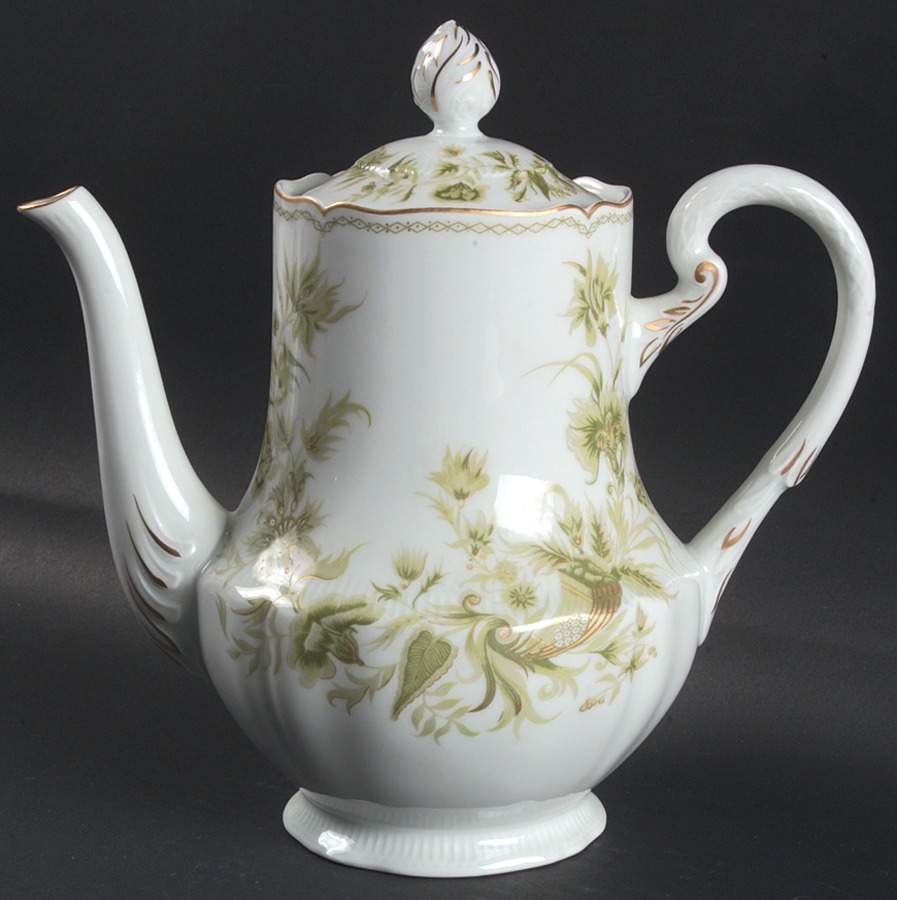 A La Corne Coffee Pot & Lid by Haviland-1