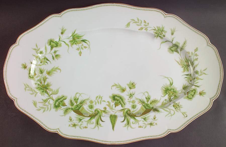 A La Corne 17" Oval Serving Platter by Haviland-1