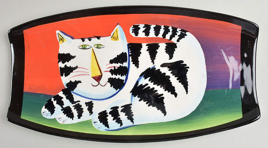 Catzilla 12" Oval Serving Platter by Henriksen Imports-1