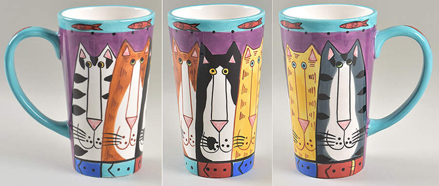 Catzilla Tall Mug by Henriksen Imports-1