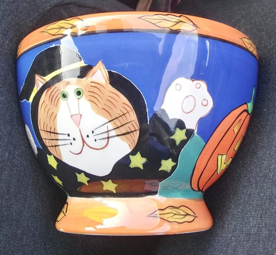 Catzilla Coupe Cereal Bowl by Henriksen Imports-1