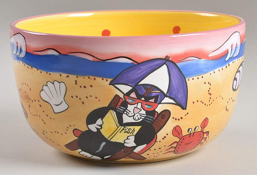 Catzilla 7" Mixing Bowl by Henriksen Imports-1