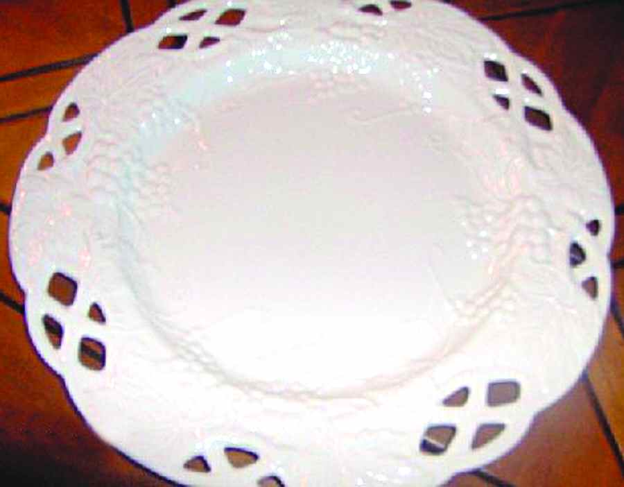 White Grape 13" Chop Plate (Round Platter) by Home Essentials-1