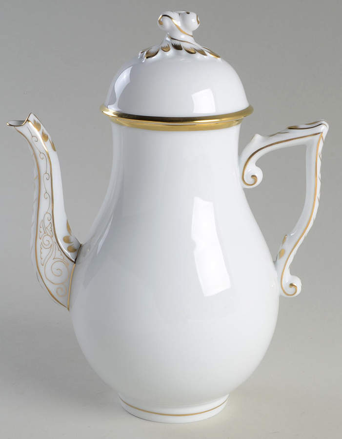 Gwendolyn Coffee Pot & Lid by Herend-1