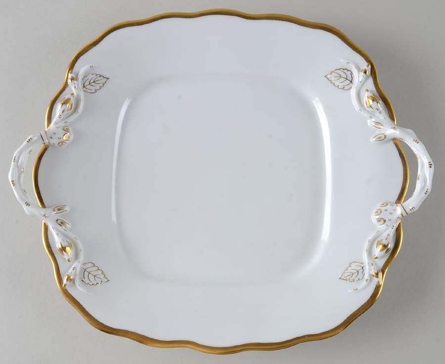 Gwendolyn Square Handled Cake Plate by Herend-1