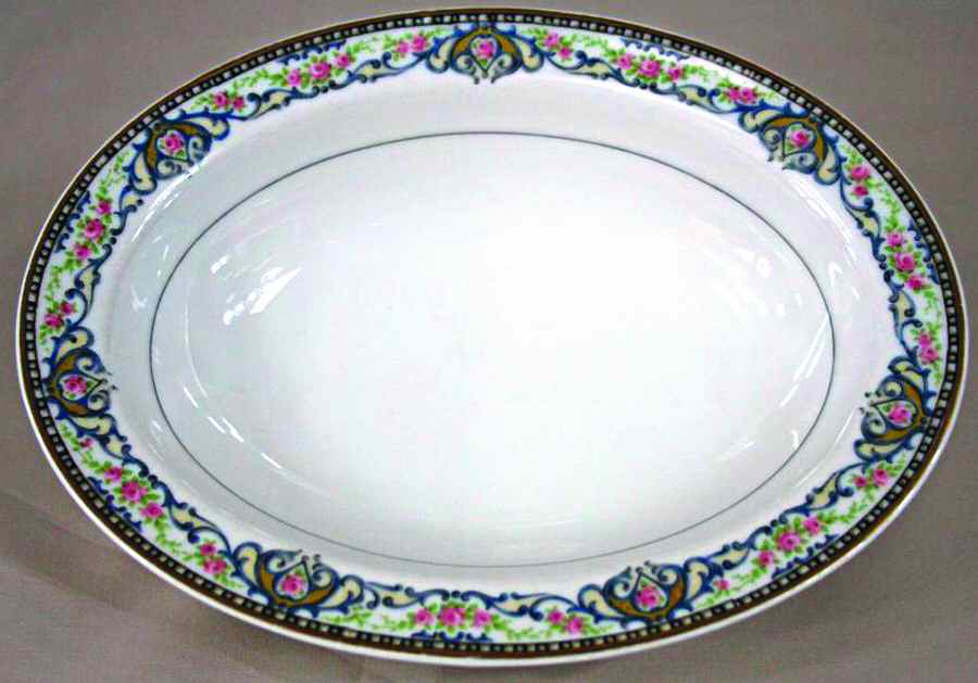 Schleiger 864-1 9" Oval Vegetable Bowl by Haviland-1