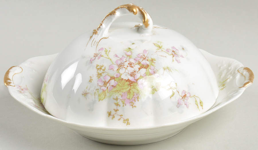 Schleiger 146-10 Round Covered Butter by Haviland-1