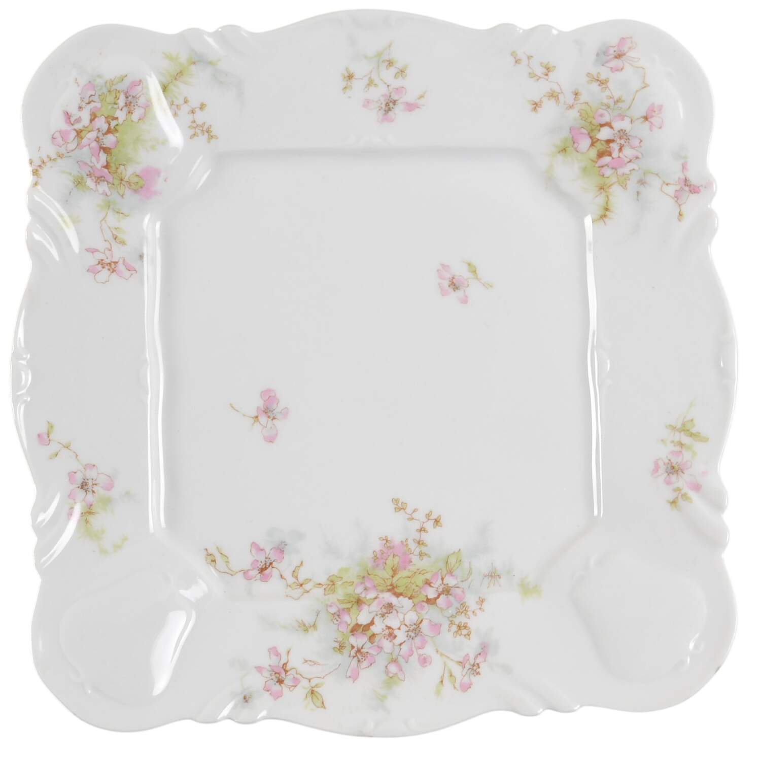 Schleiger 146-10 Square Cake Plate by Haviland-1