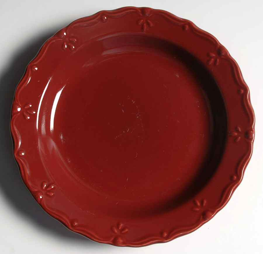 Bellcrest Burgandy Salad Plate by Home Trends-1