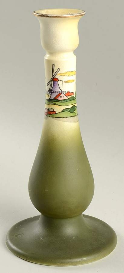 Holland Sunset 10" Candlestick by Haynes Ware-1