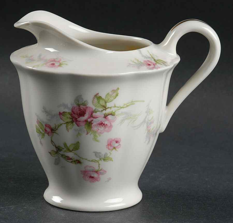 Sylvia White (Isle de France) Creamer by Haviland-1